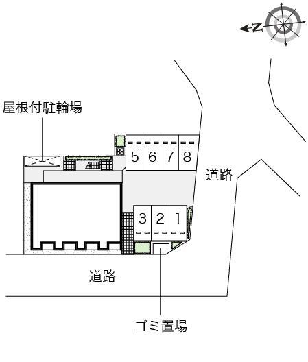 西芝(53363)の駐車配置図