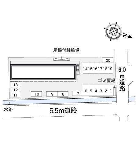 弁分(38502)の駐車配置図