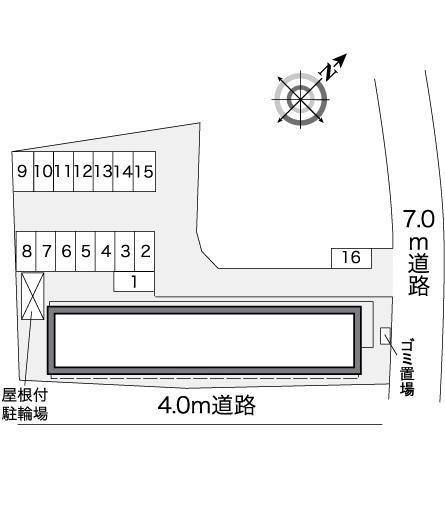 アビテＴＡＧＯ(25911)の駐車配置図