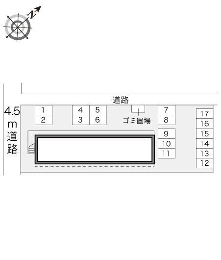 Ｌａ・ｐｕｒｅ(22285)の駐車配置図