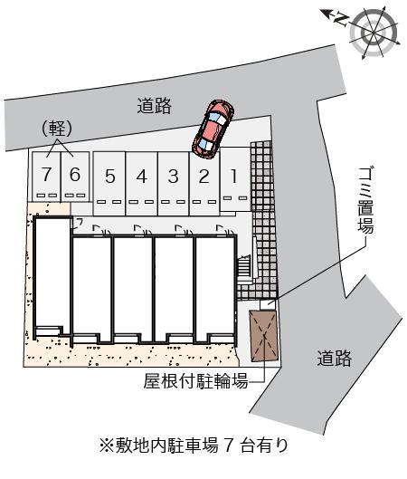 クレイノＧＯＬＤ　ＧＯＡＬ(57227)の駐車配置図