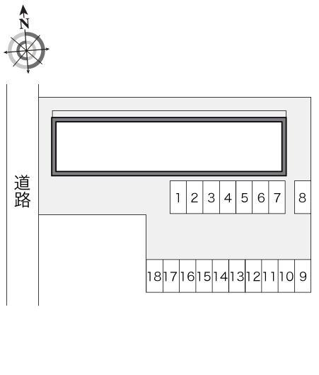 スカースデール(22668)の駐車配置図