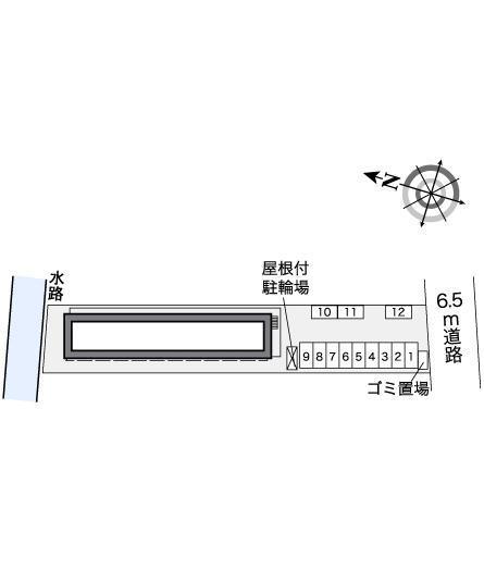 Ｒｉｖｅｒｓｉｄｅ橘(27670)の駐車配置図