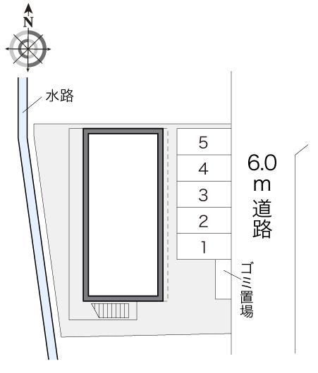 ＲＥＤ(18805)の駐車配置図