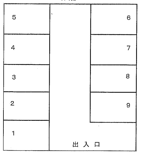 船橋駐車場の駐車配置図