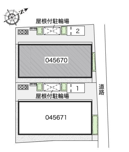 輝(45670)の駐車配置図