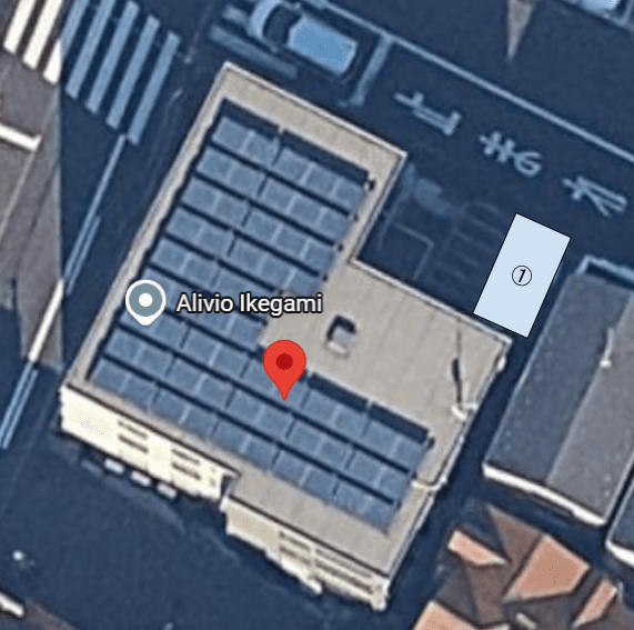 Alivio Ikegamiの駐車配置図