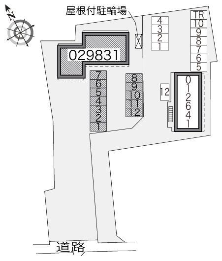 ベル　エ　キップⅡ(29831)の駐車配置図