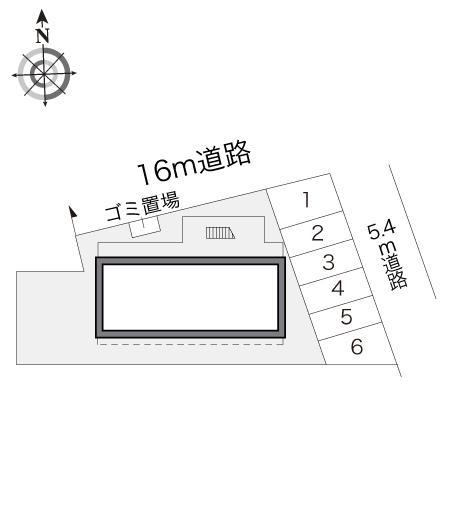 コージーコート(14660)の駐車配置図