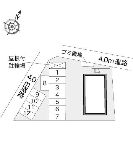 グリーンヒルズ加藤(15957)の駐車配置図