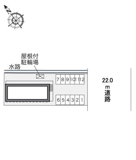 プレミール(33359)の駐車配置図