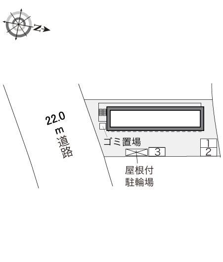 プラムフィールド(29127)の駐車配置図