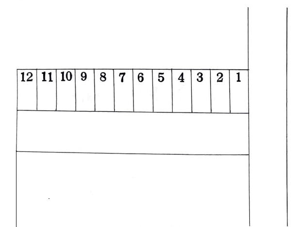 スマイルパークおおのⅡの駐車配置図