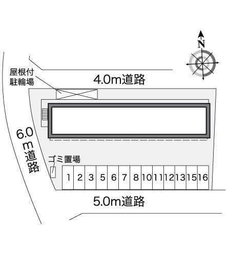 ステラ三條(26223)の駐車配置図