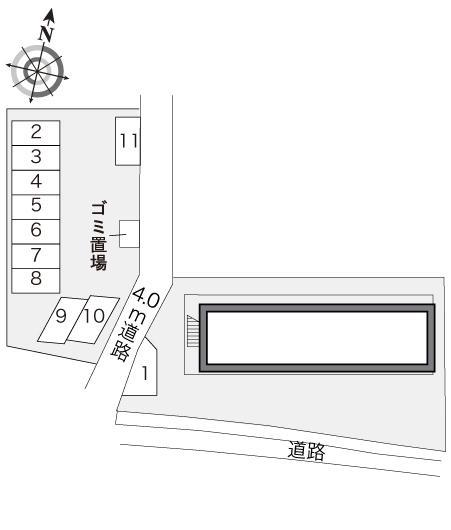 ルミエールⅡ(18114)の駐車配置図