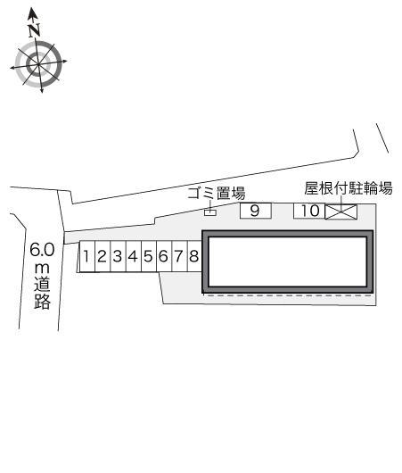 藍(33240)の駐車配置図