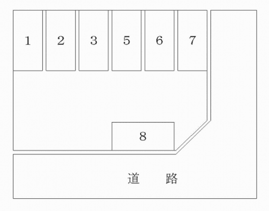 ハイランドPKの駐車配置図