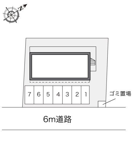 グリーンヒル(15782)の駐車配置図