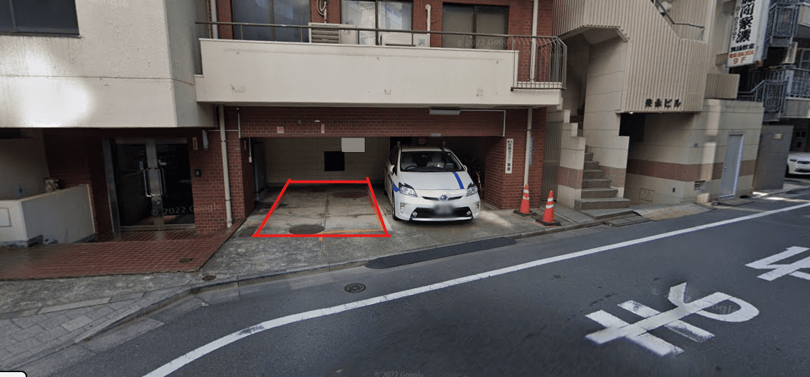 サンシャインコーケンプラザの駐車配置図