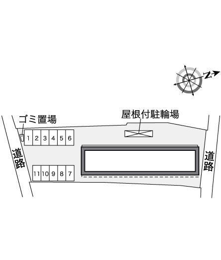 ＫＳＰＩＲＩＴ葵(35077)の駐車配置図