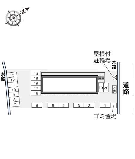 苺(33890)の駐車配置図
