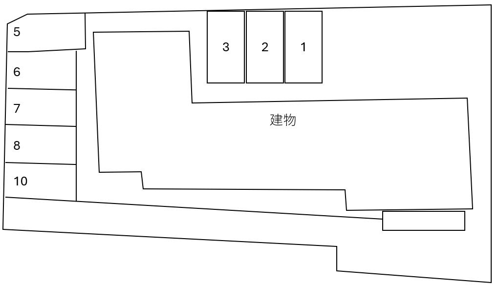 カーサベルディ駐車場の駐車配置図