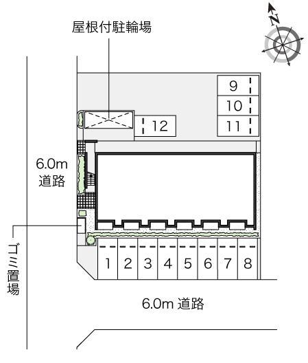 アベンチュリン(54119)の駐車配置図