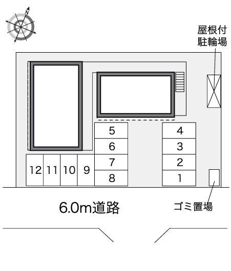 緑が丘(40130)の駐車配置図