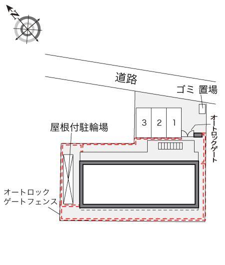 グローバル市川(34027)の駐車配置図