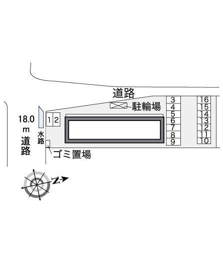 第２伊賀(25598)の駐車配置図