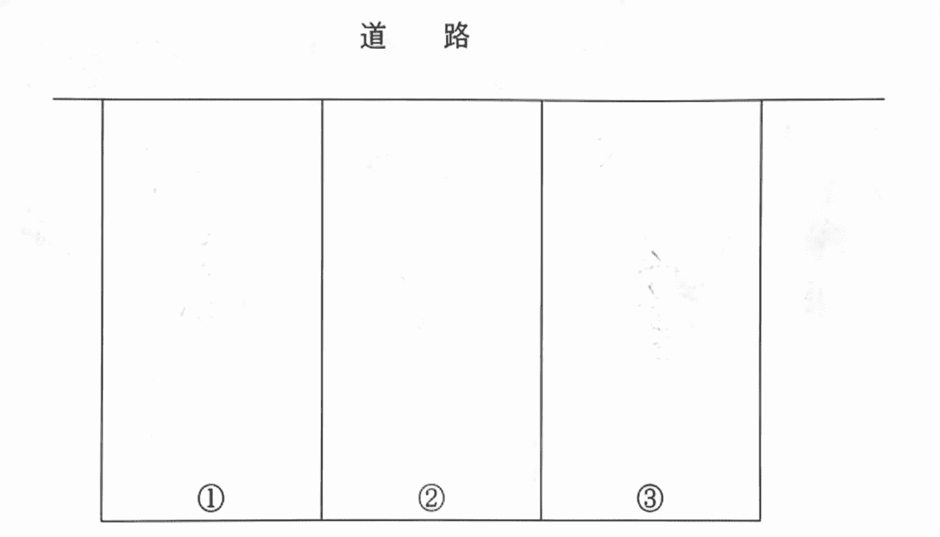 野口上汐田駐車場の駐車配置図