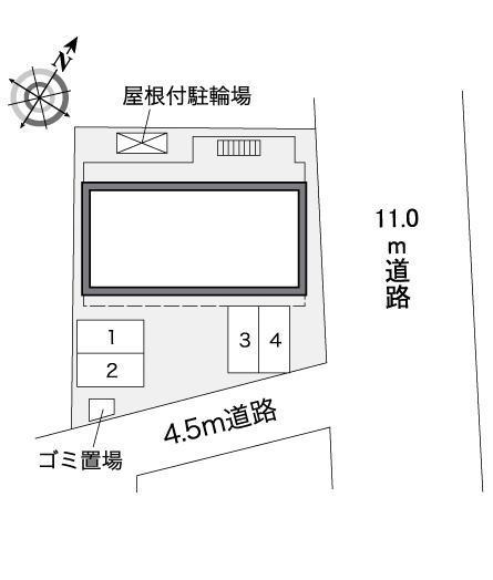 緑丘(37402)の駐車配置図