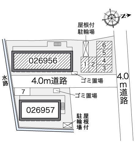 サンモール　Ⅰ(26956)の駐車配置図