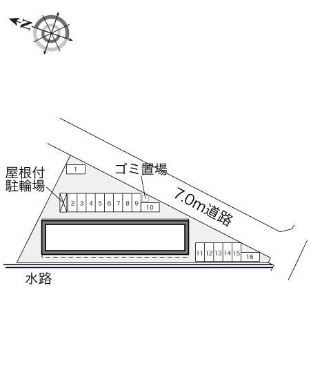 クリスマスローズ(33623)の駐車配置図