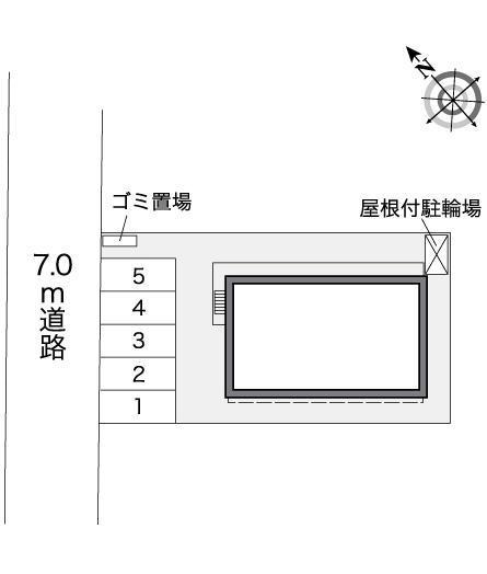 レディアンス(25037)の駐車配置図