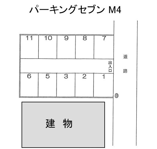 パーキングセブンの駐車配置図