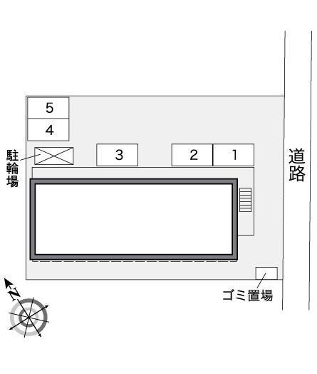 クレールニトナ(26784)の駐車配置図
