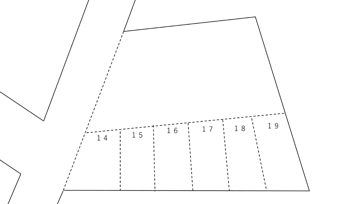 門倉第4駐車場の駐車配置図