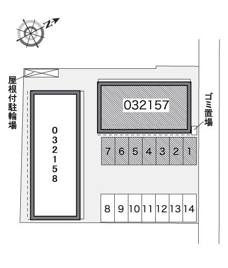 琴芝Ｎ館(32157)の駐車配置図