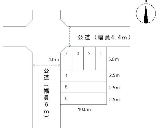 霞ヶ関北パーキングの駐車配置図