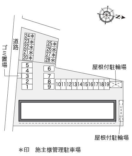 ラピュタ(29359)の駐車配置図