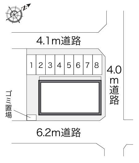 ブラッサムⅡ(21197)の駐車配置図