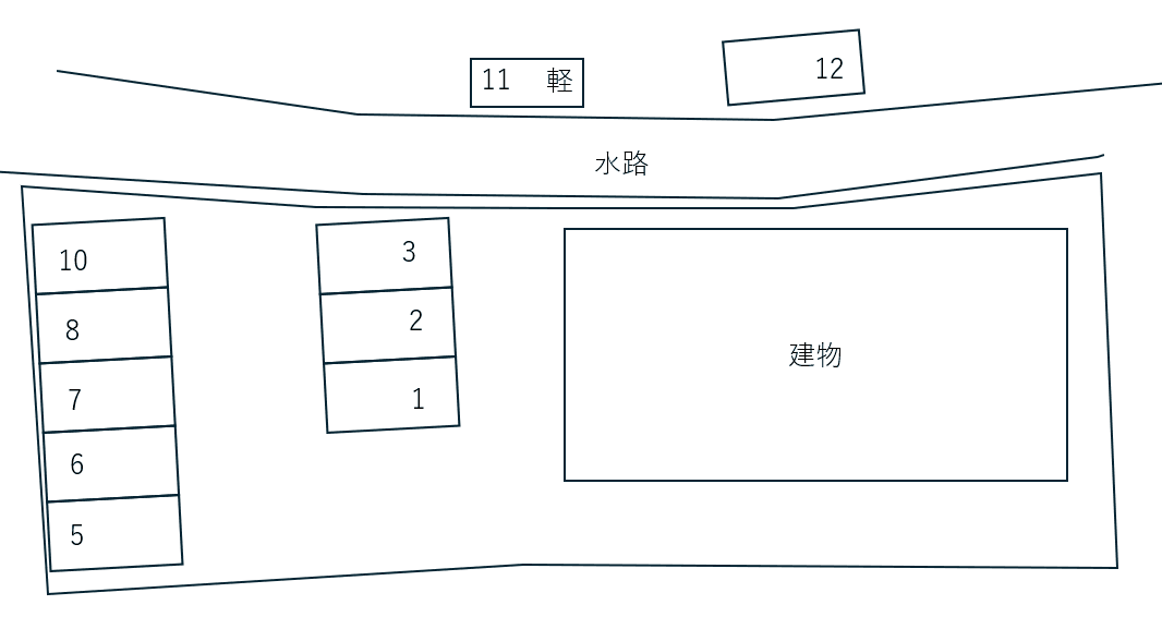 音羽の杜の駐車配置図