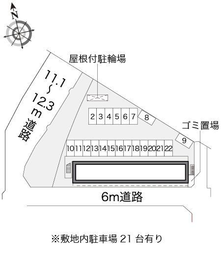 エストーディオ(14793)の駐車配置図