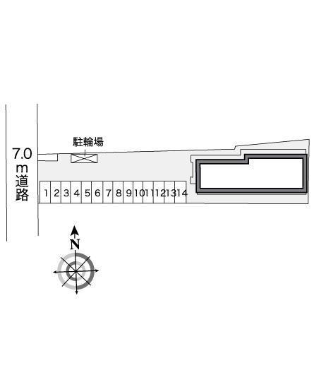 ＰＲＩＭＲＯＳＥ　Ⅰ(25890)の駐車配置図