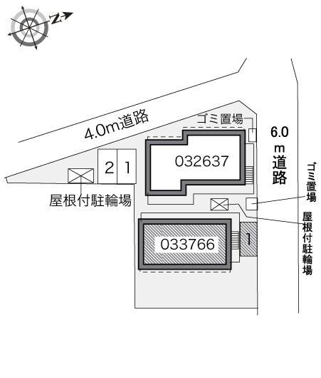 クラウディア(33766)の駐車配置図