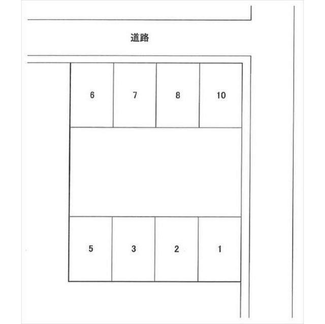エムパーキングの駐車配置図