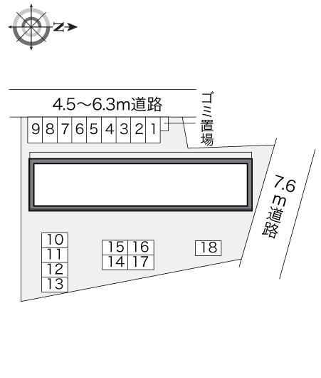 アドバンス　シティ(21362)の駐車配置図