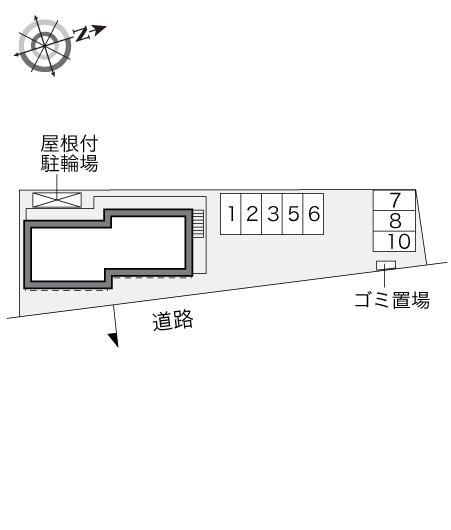 トゥインクル(33019)の駐車配置図
