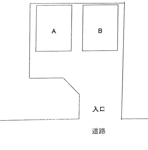 富岡西3丁目駐車場の駐車配置図